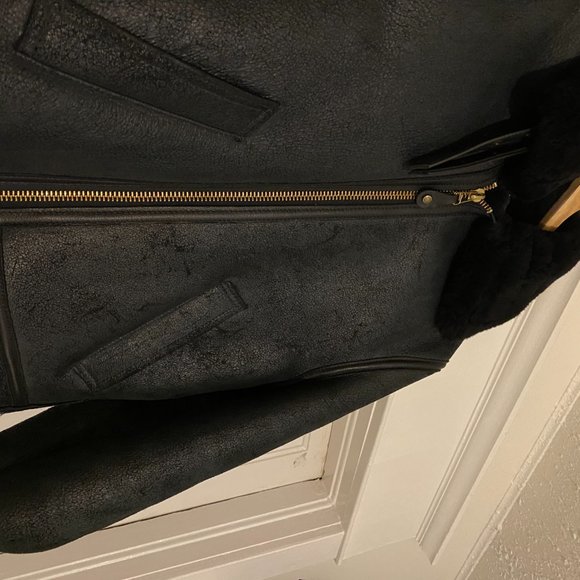 Schott Classic B-3 Sheepskin Leather Bomber Jacket - Picture 8 of 9